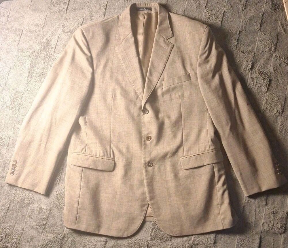 Canali Men’s Blazer EU 56R US46R Brown Windowpane Wool Sport Coat Jacket 120's
